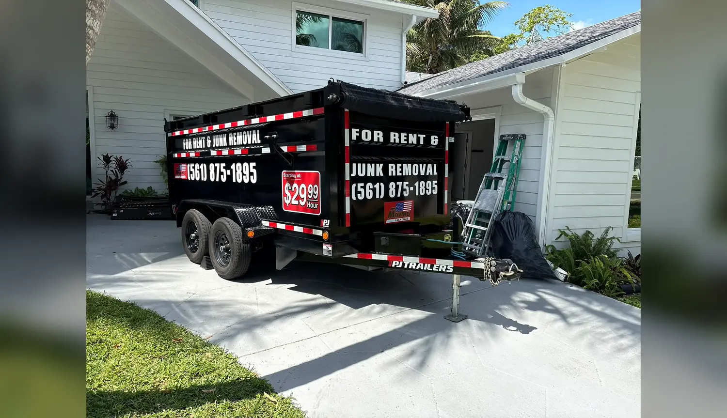 Roof Debris Removal & Dump Trailer Rental